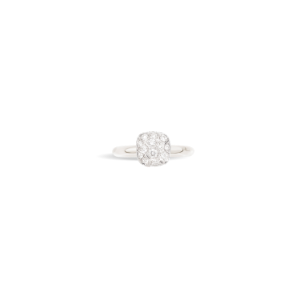 Bague Nudo Solitaire - Or Rose 18kt, Or Blanc 18kt, Diamant