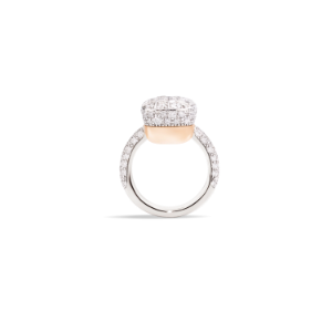 Bague Nudo Solitaire - Or Blanc 18kt, Or Rose 18kt, Diamant