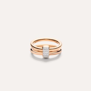 Pomellato Together Ring - Oro Rosa 18kt, Diamante