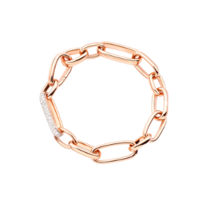Iconica Schmales Armband - Roségold 18kt, Diamant