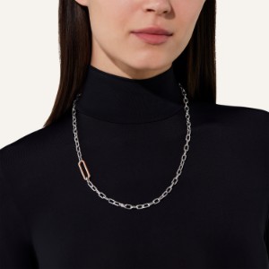 Iconica Necklace - White Gold 18kt, Rose Gold 18kt