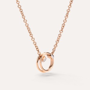 Collana Con Pendente Pomellato Together - Oro Rosa 18kt, Diamante