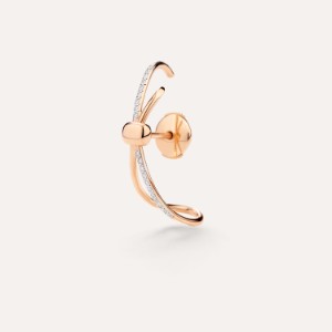 Ear Cuff Pomellato Together - Or Rose 18kt, Diamant