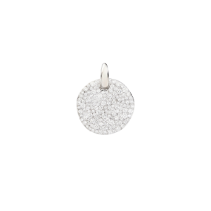 Pendentif Sabbia - Or Blanc 18kt, Diamant