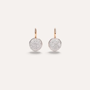 Sabbia Earrings - Rose Gold 18kt, Diamond