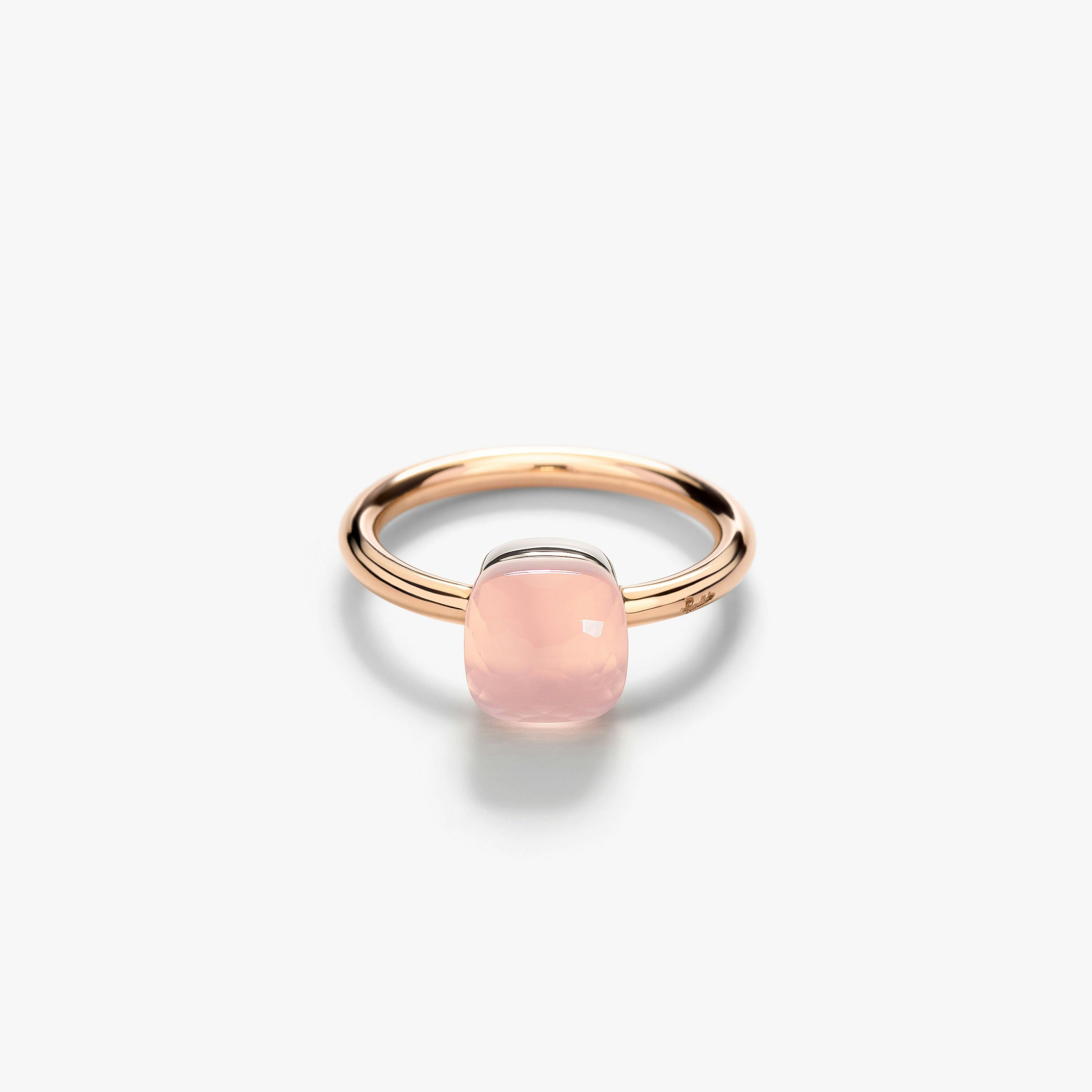 pomellato ヌード　ローズクォーツリング リング ヌード
