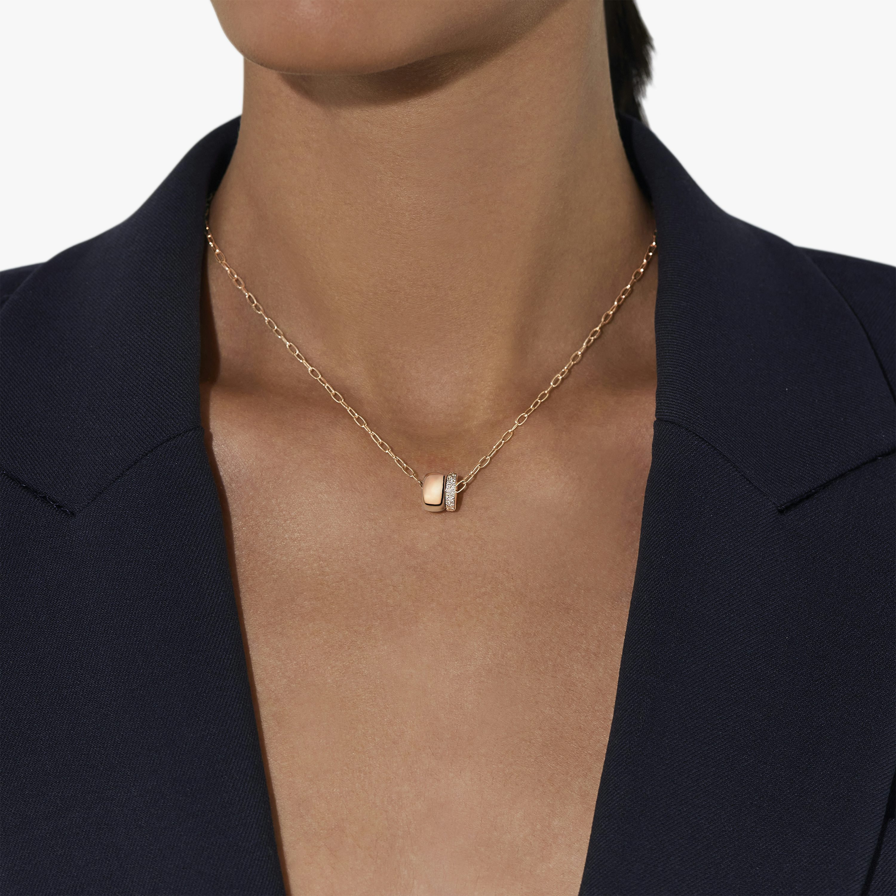 Collana In Ottone Con Campanella Vari Colori Cherry And Peach - Mobilia Store - Foto 2