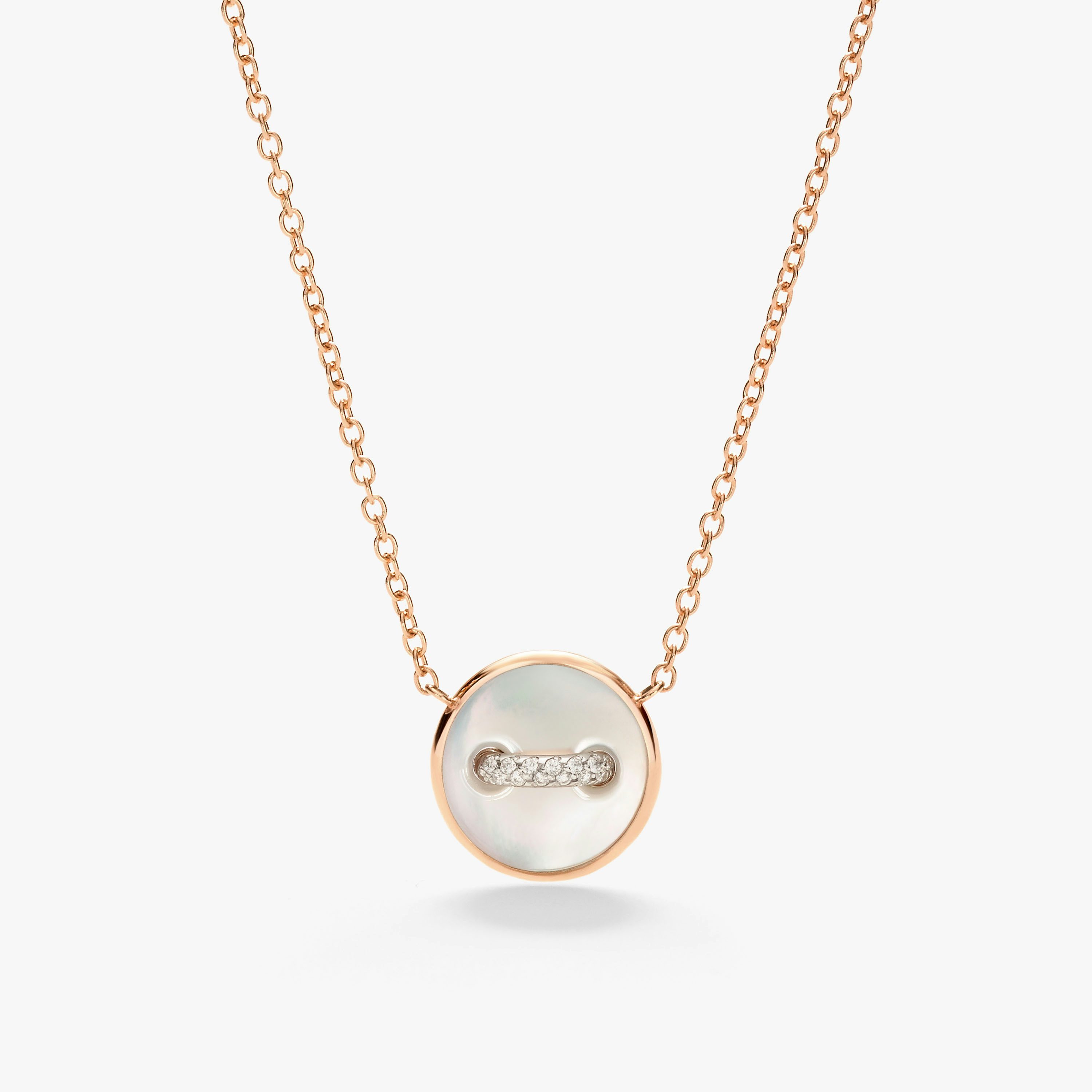 Pom Pom Dot Necklace with pendant 0