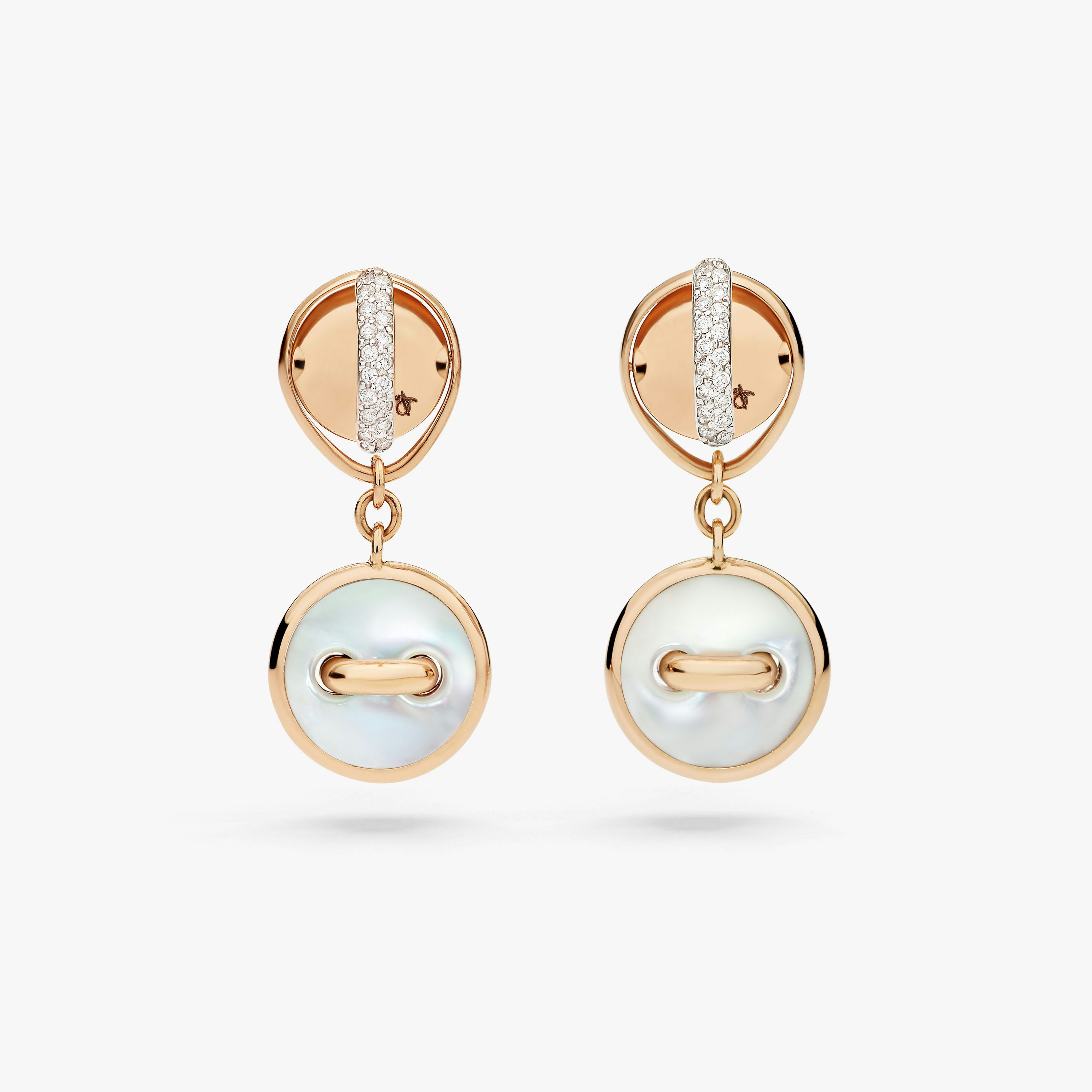 Pom Pom Dot Reversible Earrings 1