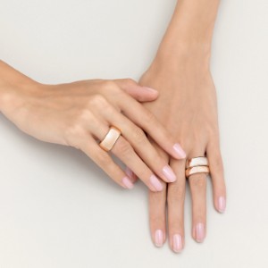 Iconica Breiter Ring - Roségold 18kt