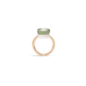 Nudo Maxi Ring - Rose Gold 18kt, White Gold 18kt, Prasiolite