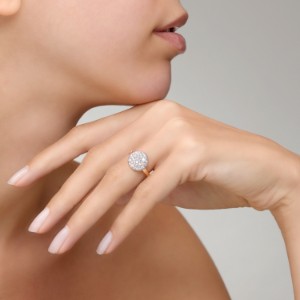 Ring Sabbia - Rose Gold 18kt, Diamond