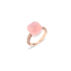 Rose Quartz Nudo Maxi Ring