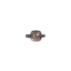 Ring Nudo - Rose Gold 18kt, Obsidian, Treated Black Diamond