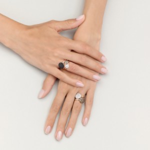 Ring Sabbia - Roségold 18kt, Diamant