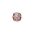 반지 사비아 - 로즈골드 18kt, 다이아몬드, 브라운 다이아몬드