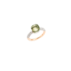 Anello Nudo Petit - Oro Rosa 18kt, Oro Bianco 18kt, Prasiolite, Diamante