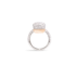 반지 누도 솔리테어 - 화이트골드 18kt, 로즈골드 18kt, 다이아몬드