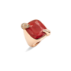 Ring Ritratto - Roségold 18kt, Jaspis, Brauner Diamant