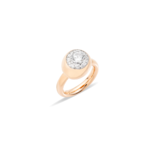 Bague Nuvola - Or Rose 18kt, Diamant