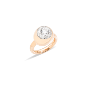 Ring Nuvola - Rose Gold 18kt, Diamond