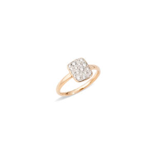 Sabbia Ring - Oro Rosa 18kt, Diamante