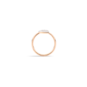 Sabbia Ring - Oro Rosa 18kt, Diamante