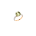 Anello Nudo Classic - Oro Rosa 18kt, Oro Bianco 18kt, Prasiolite, Diamante