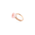 Klassischer Ring Nudo Aus Rosenquarz
