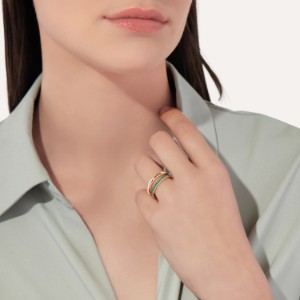 Pomellato Together Ring - Rose Gold 18kt, Emerald