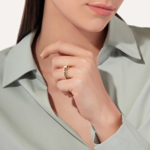 Pomellato Together Ring - Rose Gold 18kt, Emerald