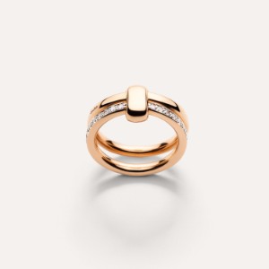 Pomellato Together Ring - Rose Gold 18kt, Diamond