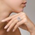 반지 카테네 - 화이트골드 18kt, 다이아몬드