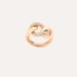 Ring Catene - Rose Gold 18kt, Diamond