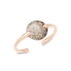 Bracelet Sabbia - Rose Gold 18kt, Diamond, Brown Diamond