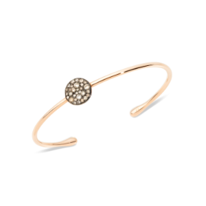 Armband Sabbia - Roségold 18kt, Brauner Diamant