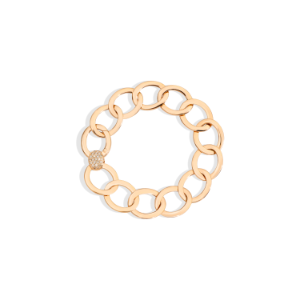 Brera Bracelet - Rose Gold 18kt, Brown Diamond