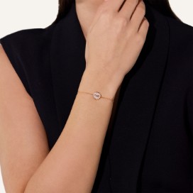 Pom Pom Dot Armband - Roségold 18kt, Diamant