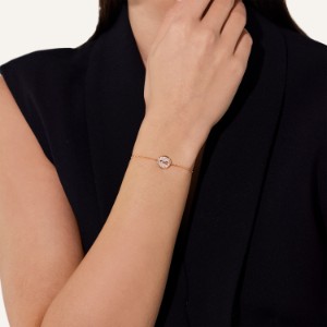 Bracelet Pom Pom Dot - Or Rose 18kt, Diamant