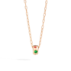 Iconica Colour Necklace With Pendant - Rose Gold 18kt, Treated Orange Sapphire, Blue Sapphire, Pink Sapphire, Tsavorite, Spinel, Tanzanita
