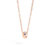 Collar Iconica Color Con Colgante - Oro Rosa 18kt, Zafiro Naranja, Zafiro Azul, Zafiro Rosa, Tsavorita, Spinello, Tanzanita