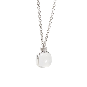 Collier Avec Pendentif Milky De Nudo - Or Blanc 18kt, Diamant