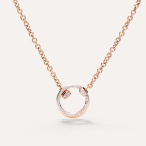 Collar Con Colgante Pomellato Together - Oro Rosa 18kt, Diamante