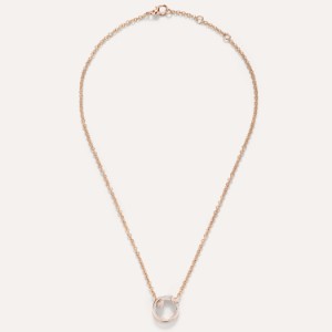 Collar Con Colgante Pomellato Together - Oro Rosa 18kt, Diamante