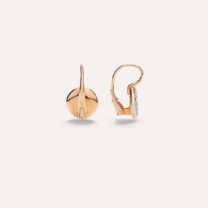 Earrings Sabbia - Rose Gold 18kt, Diamond