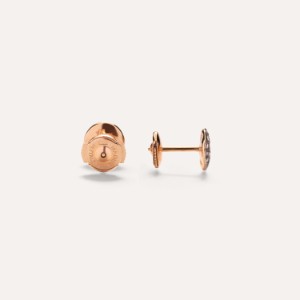 Earrings Sabbia - Oro Rosa 18kt, Diamante Marrón