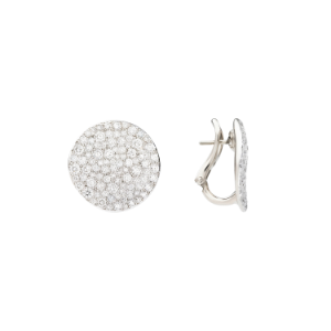 Clip Earrings Sabbia - White Gold 18kt, Diamond