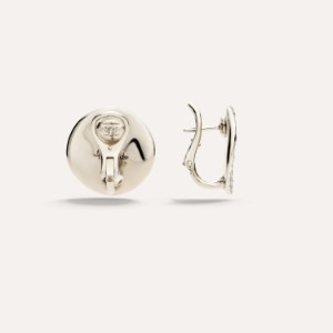 Sabbia Clip Earrings - White Gold 18kt, Diamond